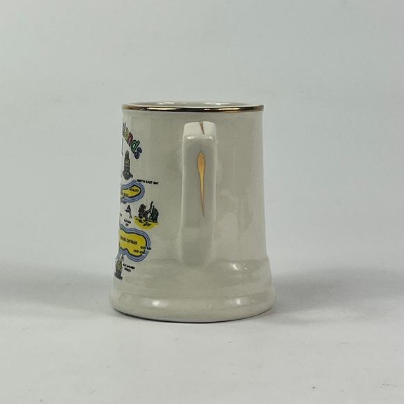 Cayman Islands BWI Miniature Novelty Mug Cup Travel Souvenir Caribbean Sea Map - Picture 4 of 11